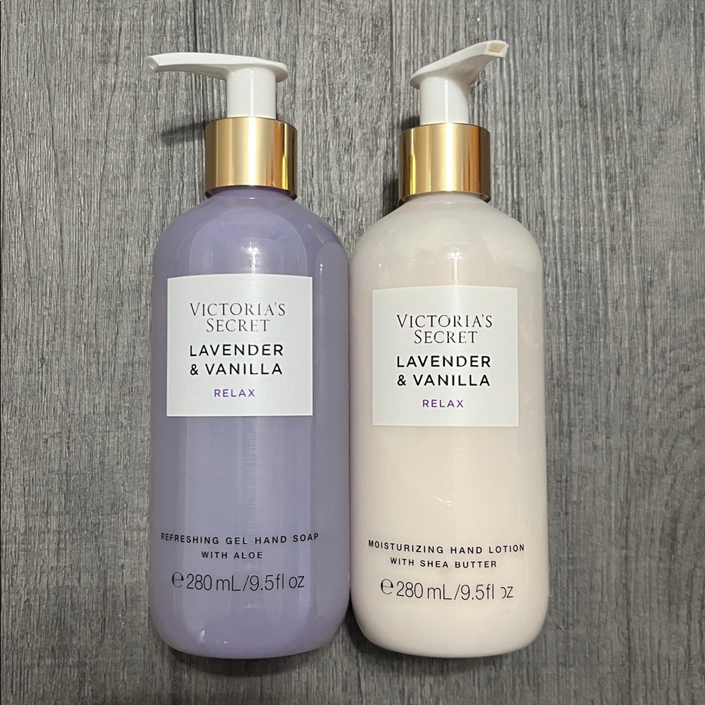 Refreshing Gel Hand Soap & Moisturizing Hand Lotion Duo - Lavender & Vanilla